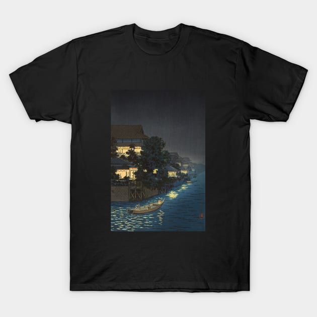 Yanagibashi Bridge by Tsuchiya Koitsu T-Shirt by Takeda_Art